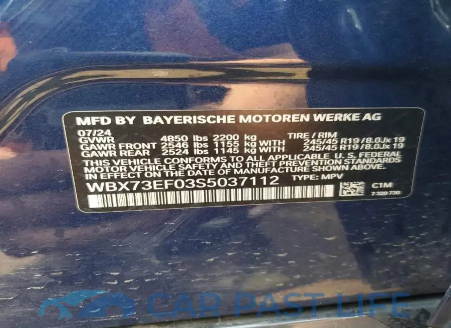 WBX73EF03S5037112# 14