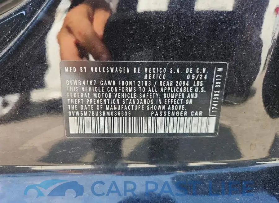 3VW5M7BU3RM086639# 12