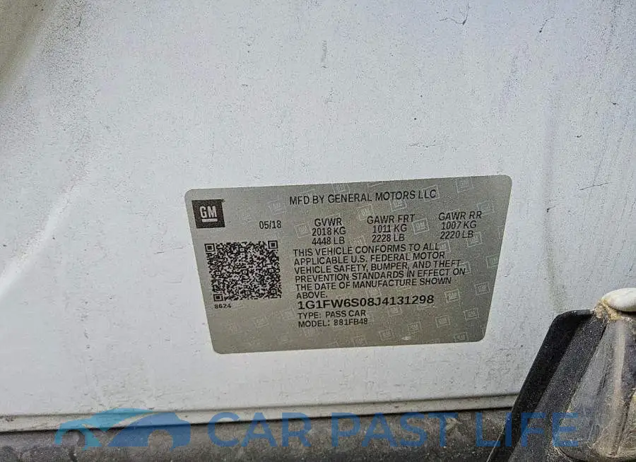1G1FW6S08J4131298# 12