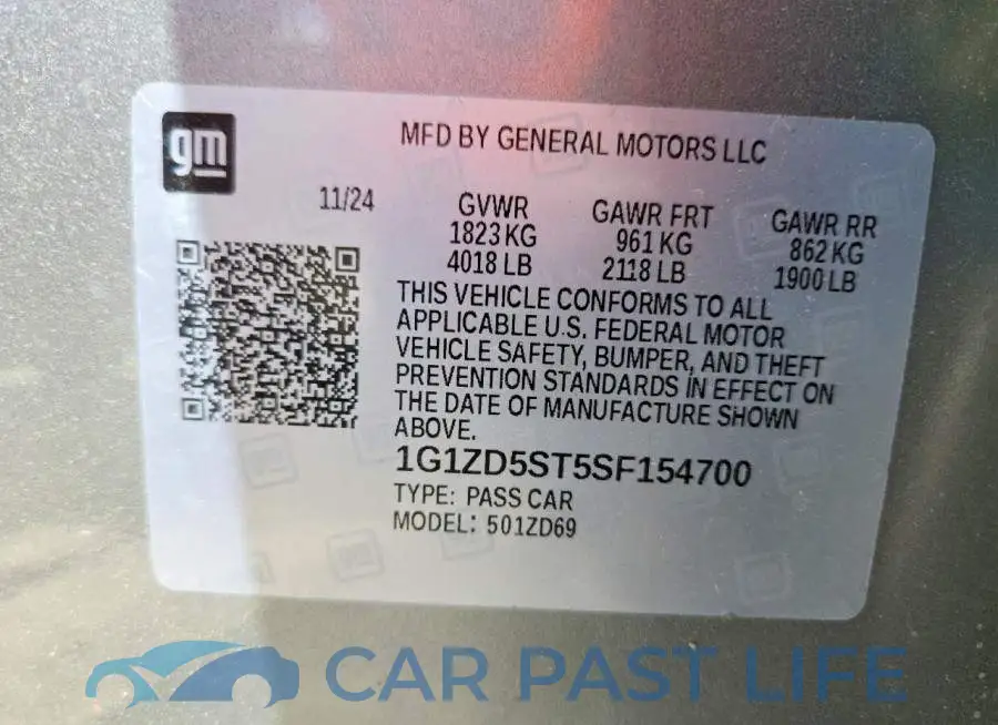 1G1ZD5ST5SF154700# 12