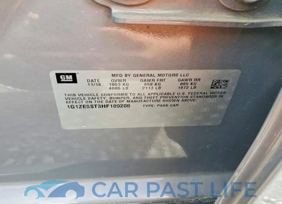 1G1ZE5ST3HF189208# 13