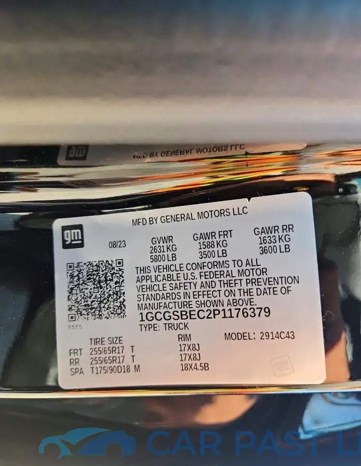 1GCGSBEC2P1176379# 13