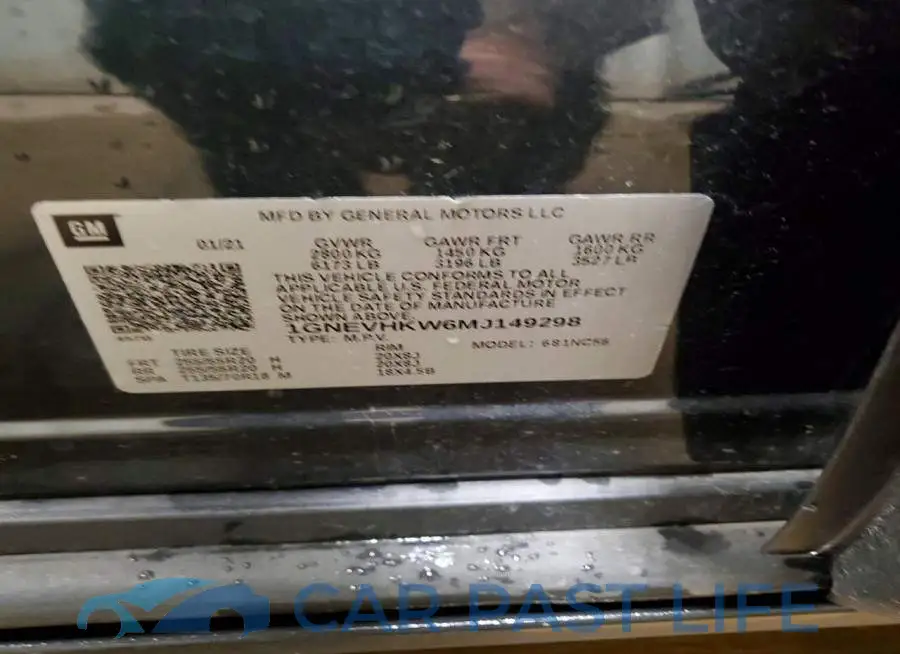 1GNEVHKW6MJ149298# 13
