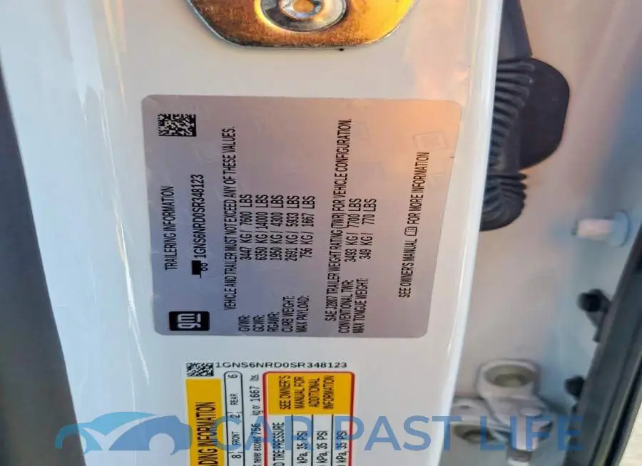 1GNS6NRD0SR348123# 12