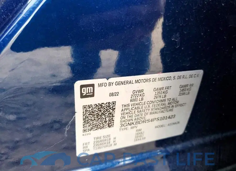3GNKBDRS4PS101423# 13