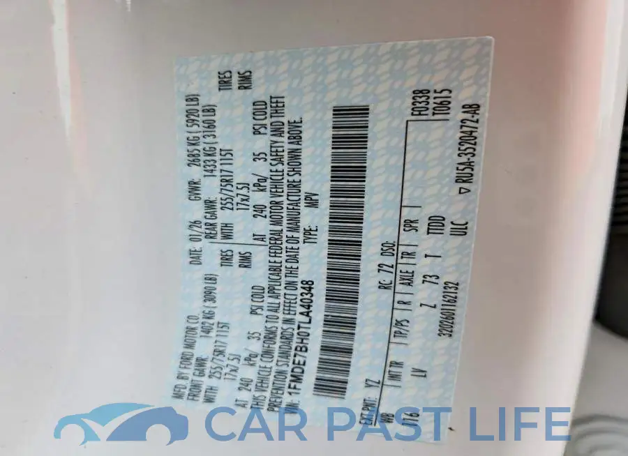 1FMDE7BH0TLA40348# 13