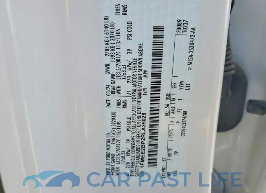 1FMEE2BP2RLA35028# 13