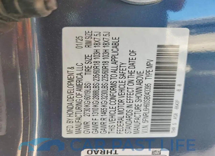 5FNRL6H60SB043395# 14