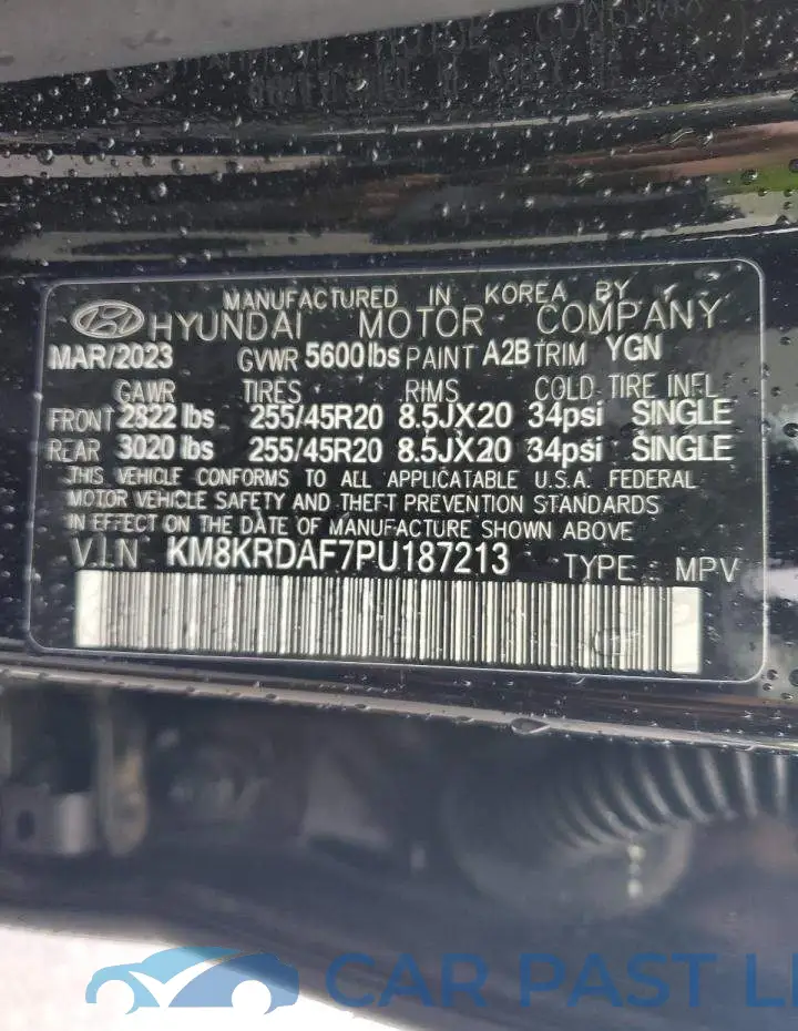 KM8KRDAF7PU187213# 13