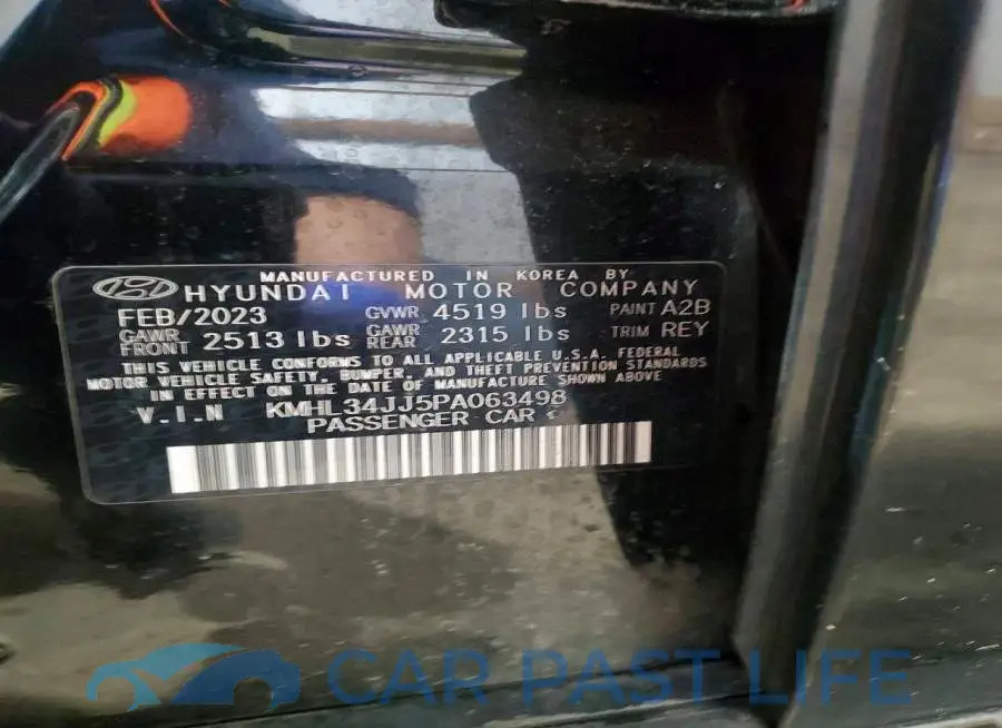 KMHL34JJ5PA063498# 12