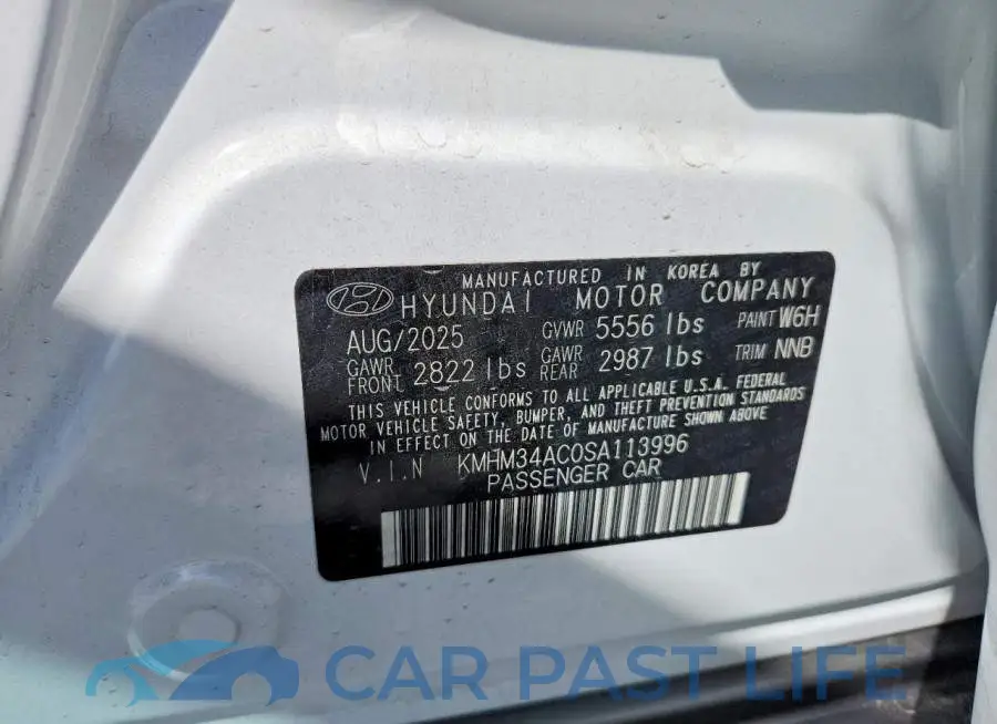 KMHM34AC0SA113996# 12