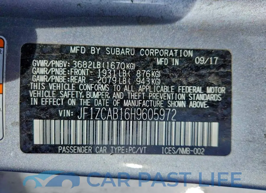 JF1ZCAB16H9605972# 12
