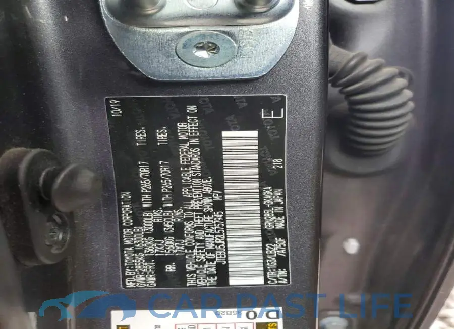 JTEBU5JR2L5757945# 12
