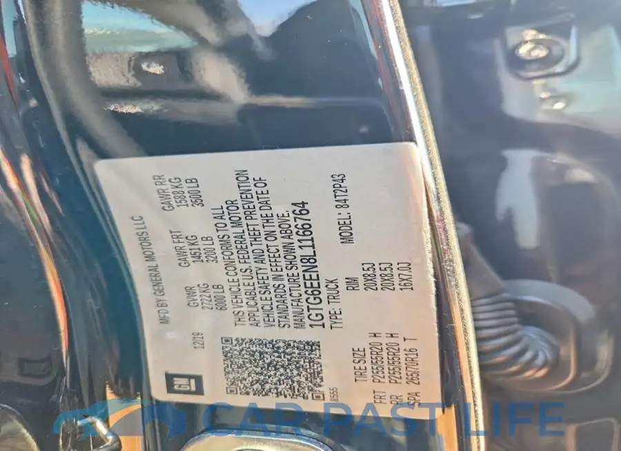 1GTG6EEN8L1166764# 12