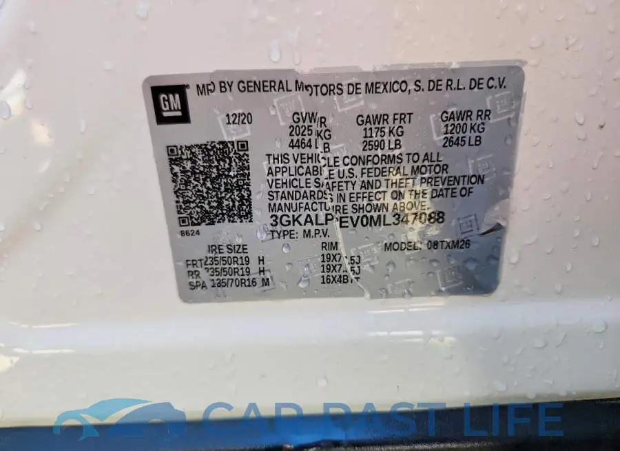 3GKALPEV0ML347088# 14