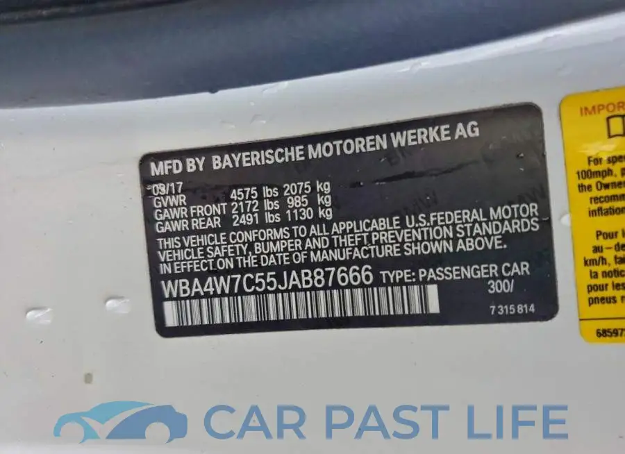 WBA4W7C55JAB87666# 12