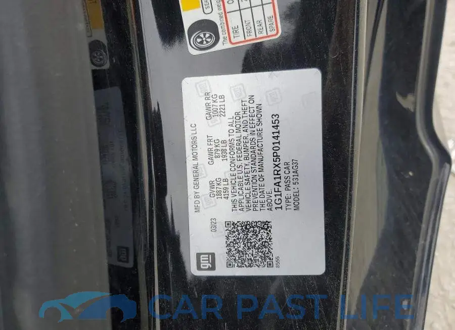1G1FA1RX5P0141453# 12
