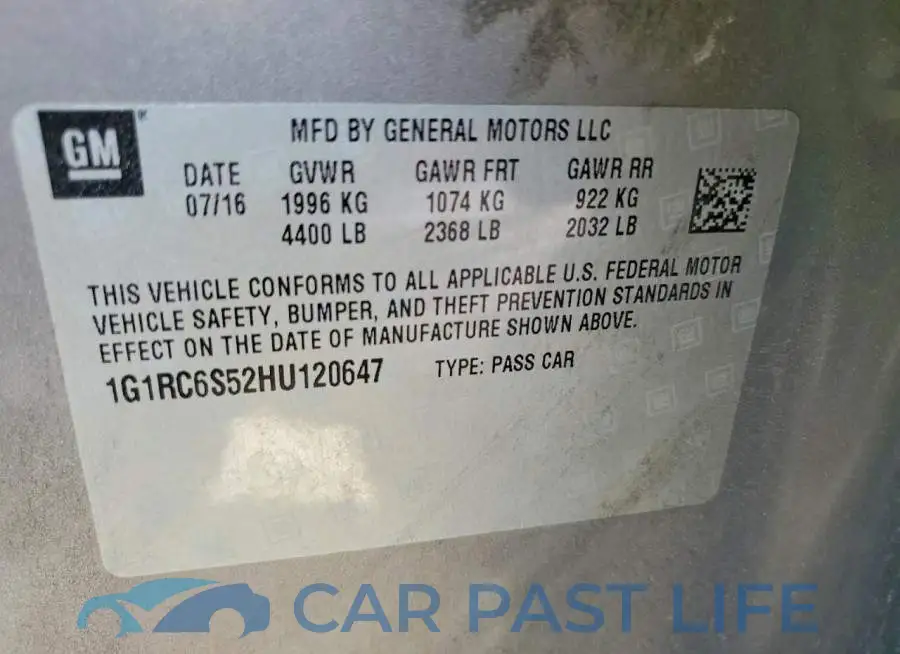 1G1RC6S52HU120647# 13
