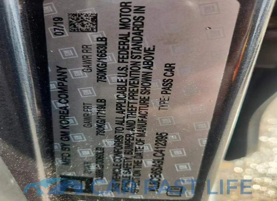KL8CB6SA9LC412395# 12