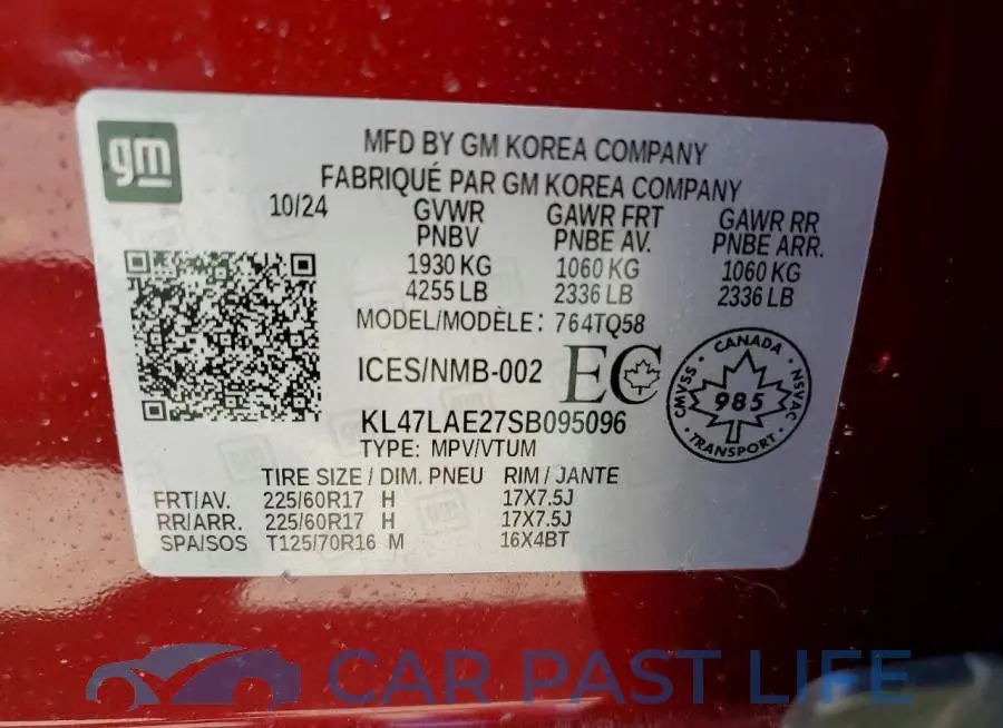KL47LAE27SB095096# 13