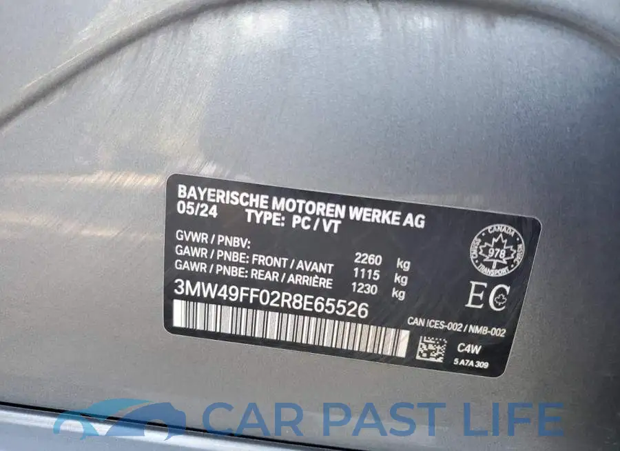 3MW49FF02R8E65526# 13