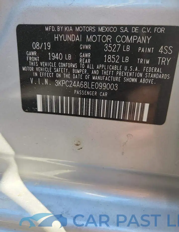 3KPC24A68LE099003# 13