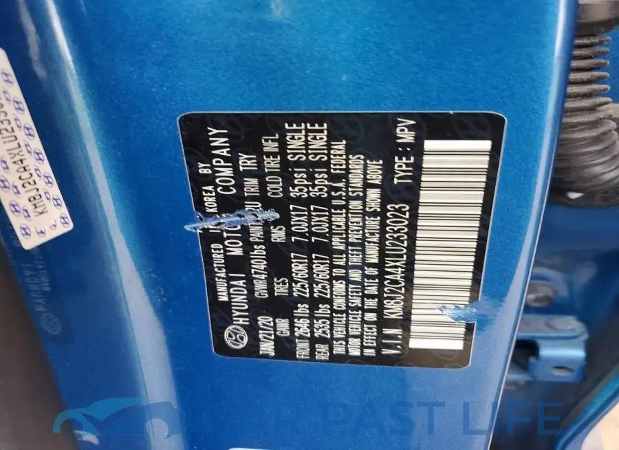 KM8J2CA4XLU233023# 13