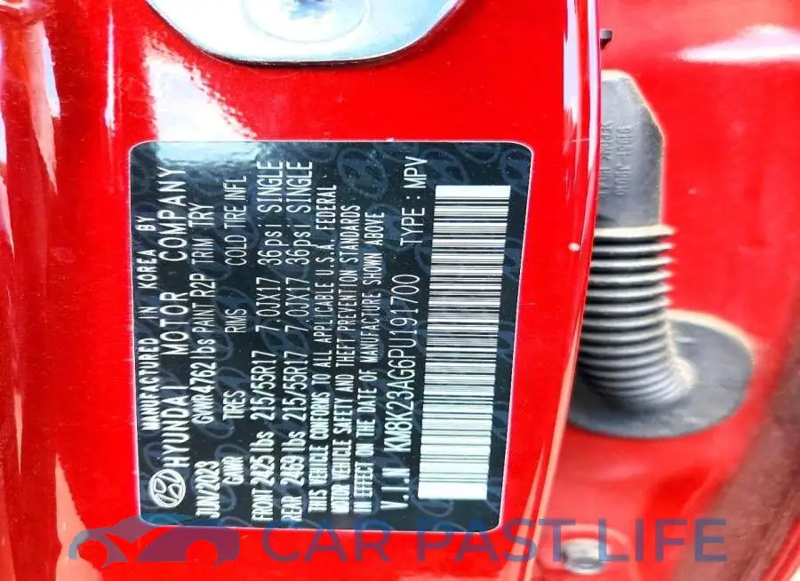 KM8K23AG6PU191700# 12