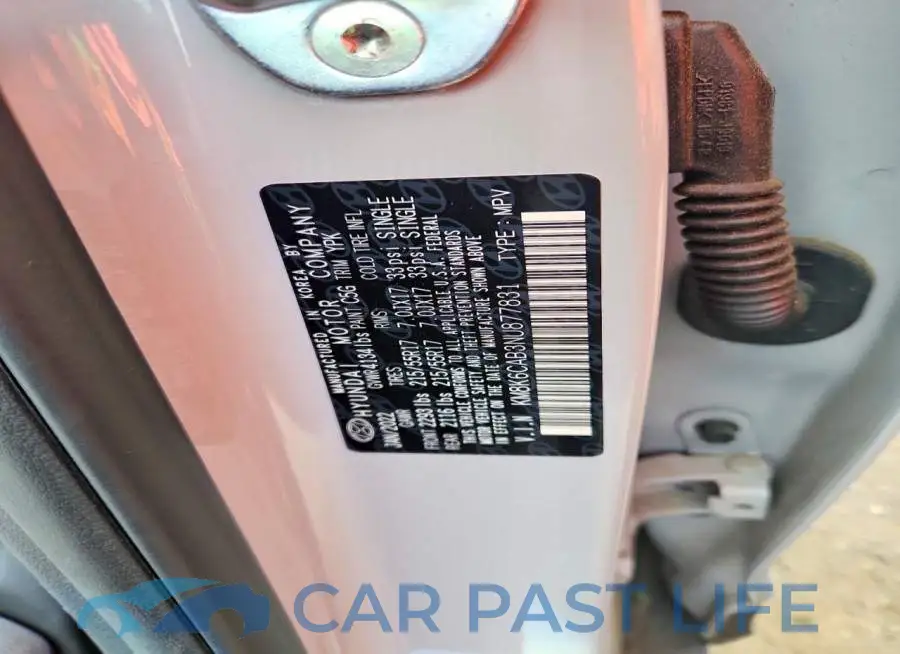 KM8K6CAB3NU877831# 13