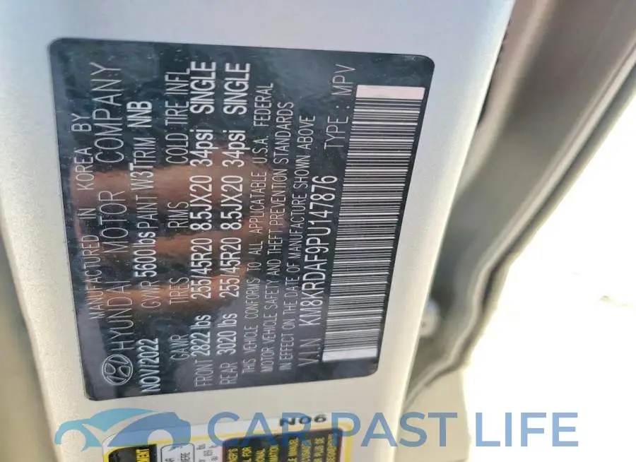 KM8KRDAF9PU147876# 12