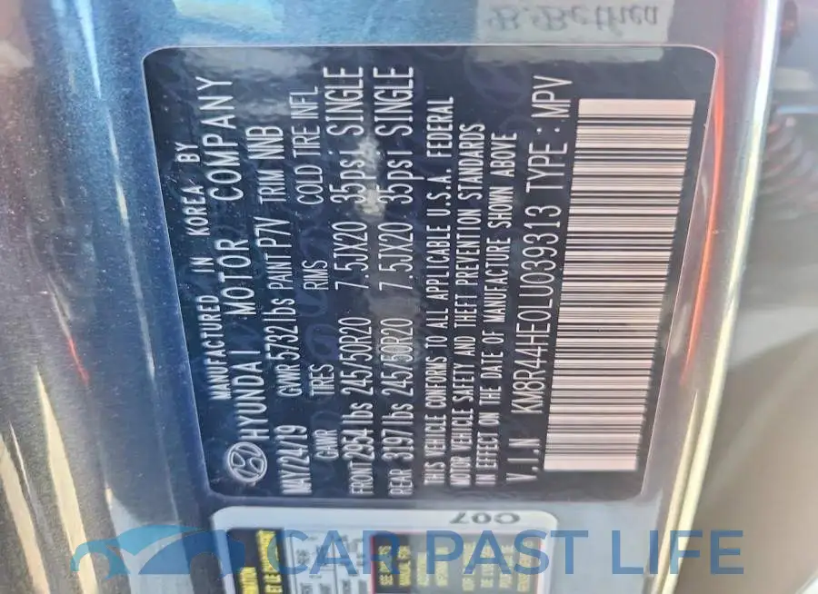 KM8R44HE0LU039313# 13