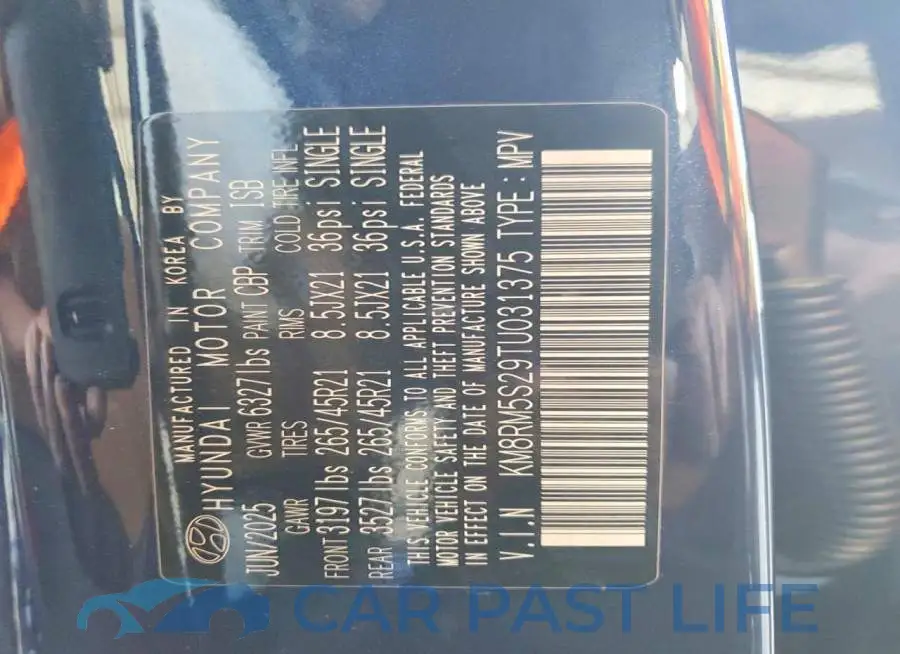 KM8RM5S29TU031375# 14