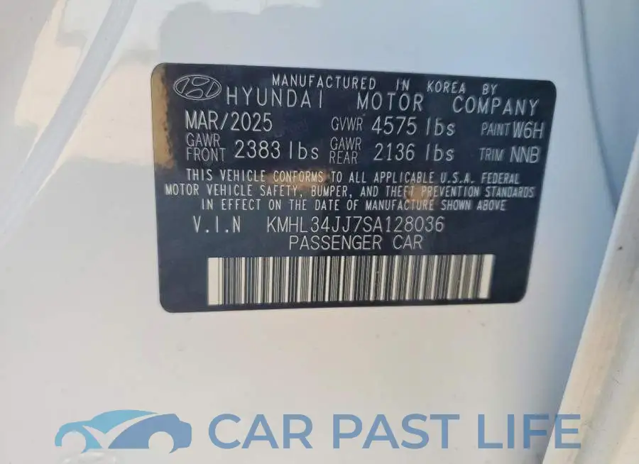 KMHL34JJ7SA128036# 13