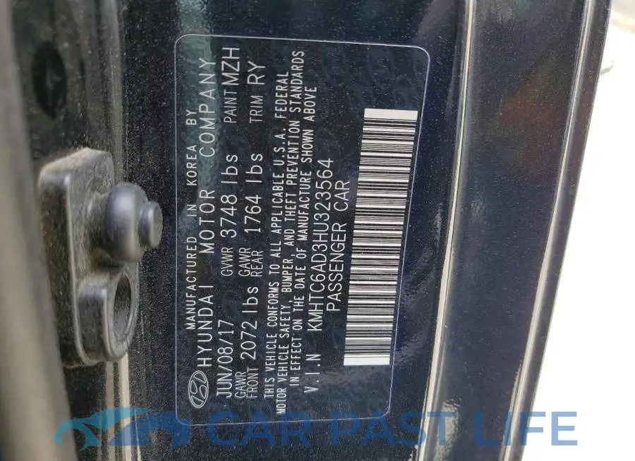 KMHTC6AD3HU323564# 13