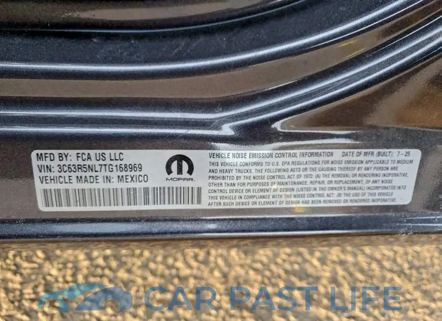 3C63R5NL7TG168969# 12