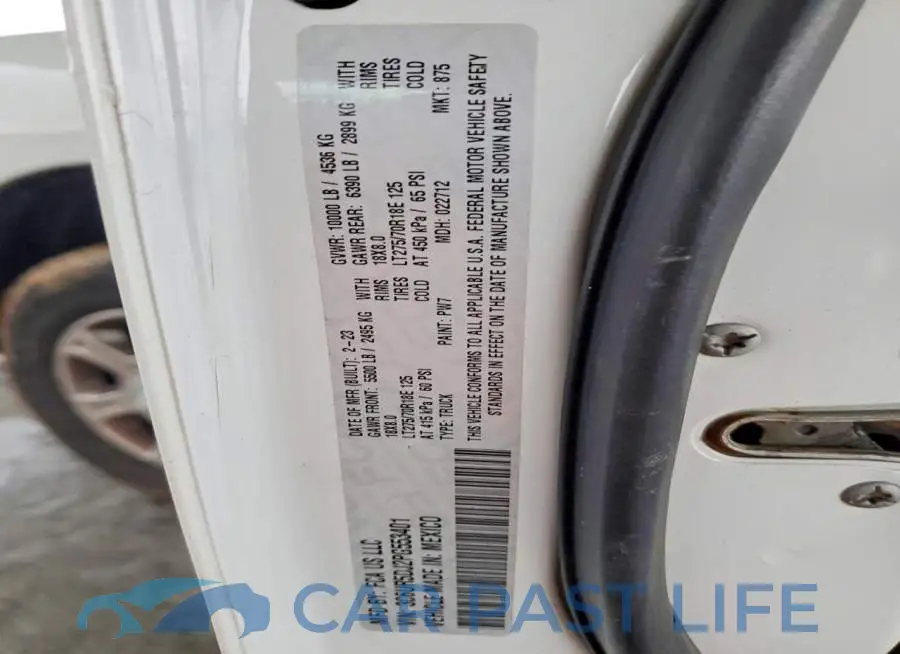 3C6UR5DJ2PG553401# 12
