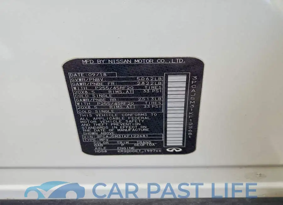 3PCAJ5M31KF122681# 12