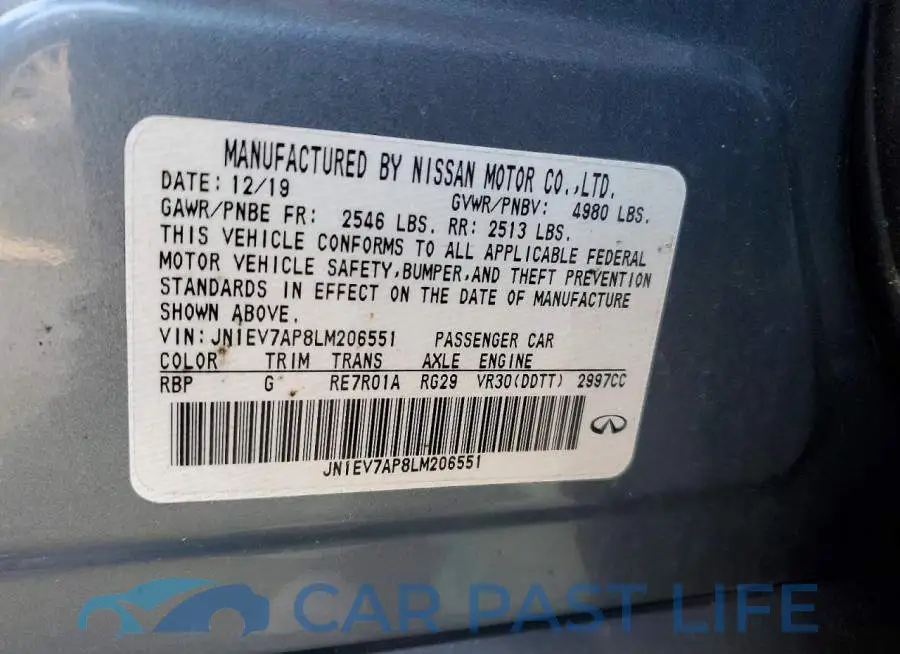 JN1EV7AP8LM206551# 12