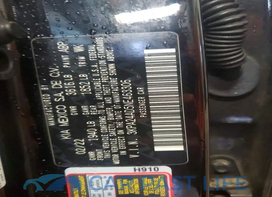 3KPA24AD5NE463306# 12