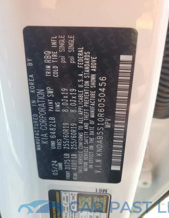 KNDAB5S10R6050456# 13