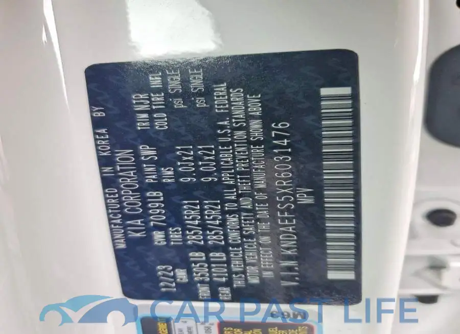KNDAEFS5XR6031476# 13