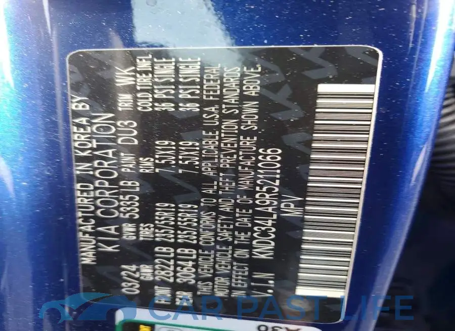 KNDC34LA9R5211066# 12