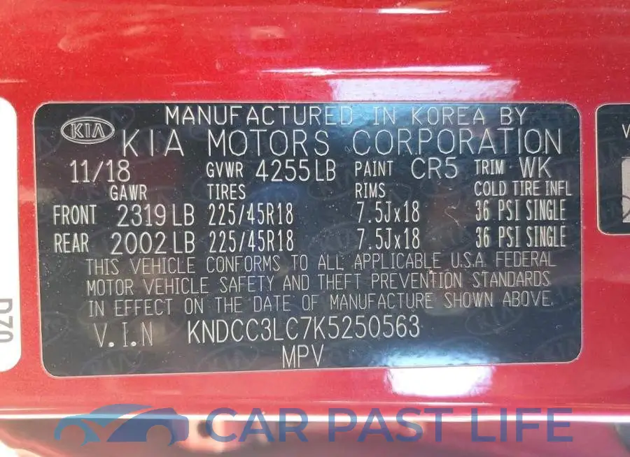 KNDCC3LC7K5250563# 13
