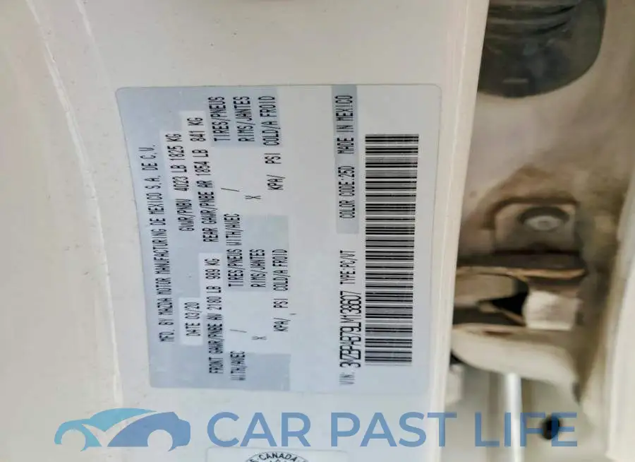 3MZBPAB79LM138607# 12