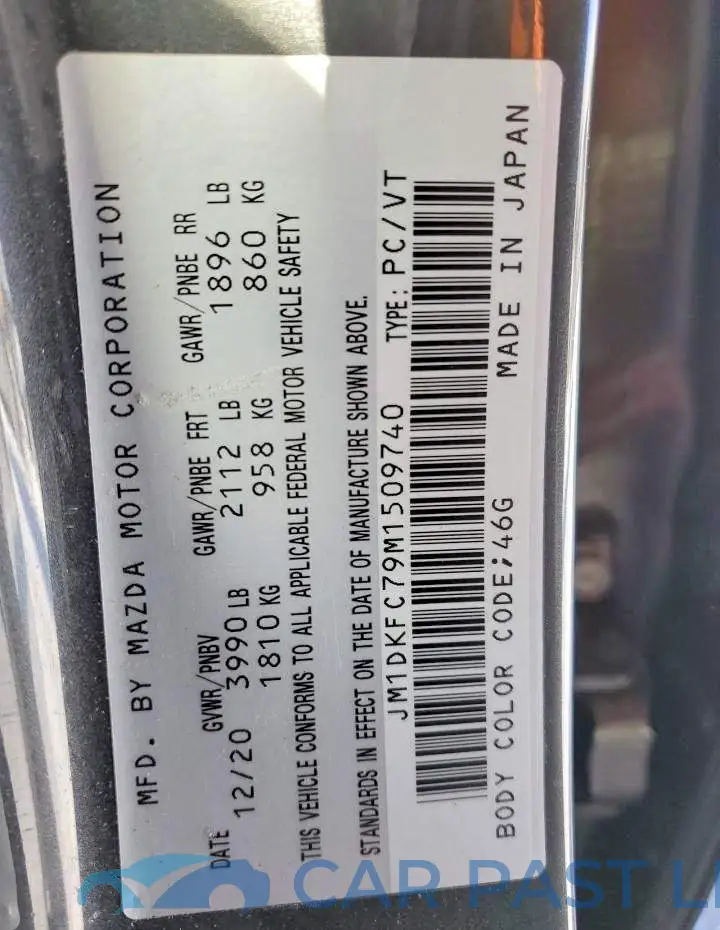 JM1DKFC79M1509740# 12
