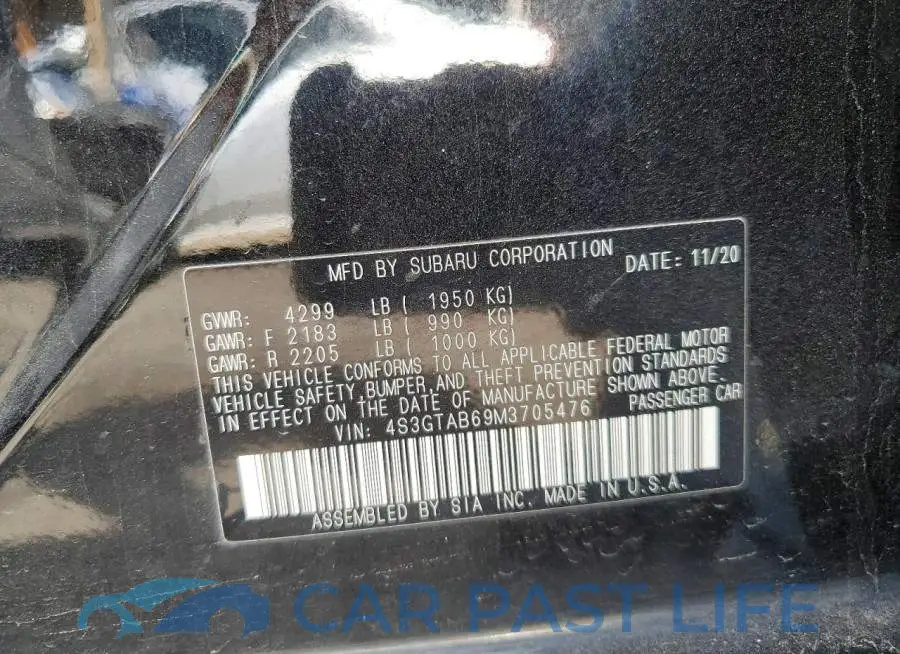4S3GTAB69M3705476# 13