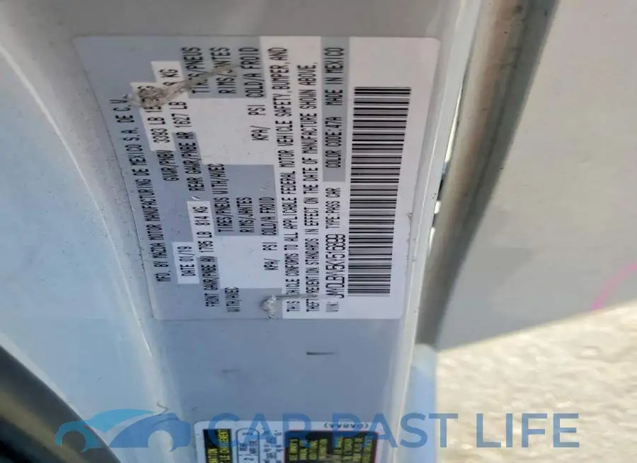 3MYDLBYV5KY516899# 13
