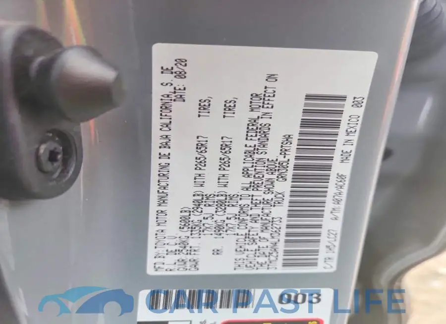 3TMCZ5AN4LM362733# 12