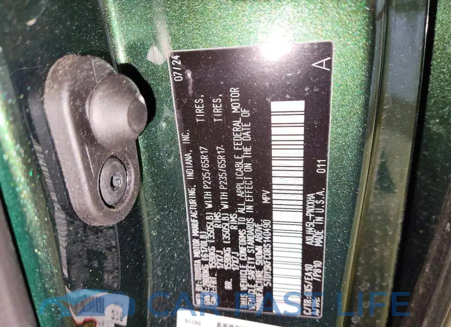5TDYSKFC0RS140490# 14