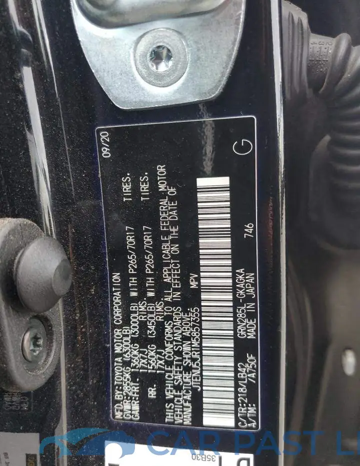 JTENU5JR1M5857355# 12